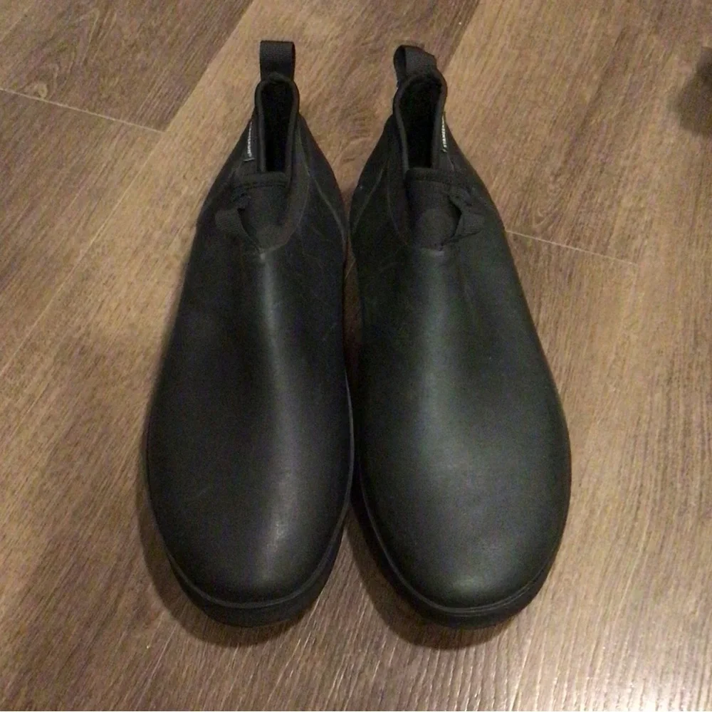 Men’s Staheekum black Neoprene ankle rain boots